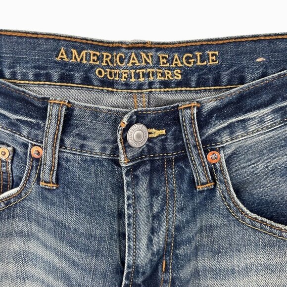 AMERICAN EAGLE OUTFITTERS MEN'S SKINNY DENIM JEANS - 31/30 - Picture 5 of 7